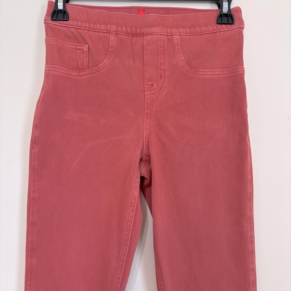 Spanx High Rise Coral Pull on ankle jeans W26 - Picture 4 of 16